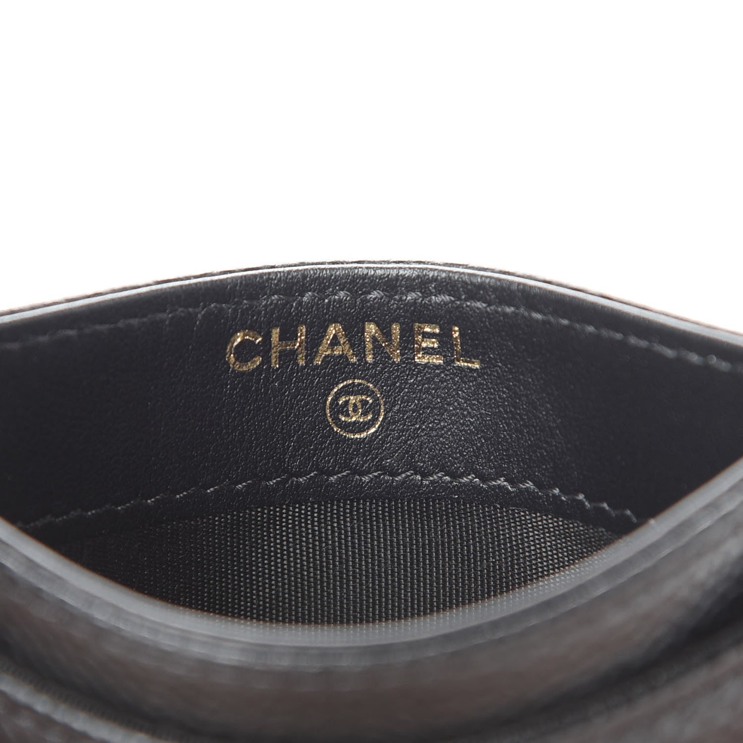 Chanel Caviar Timeless CC Card Holder Black 6 of 9
