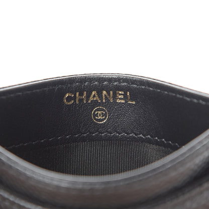 Chanel Caviar Timeless CC Card Holder Black 6 of 9