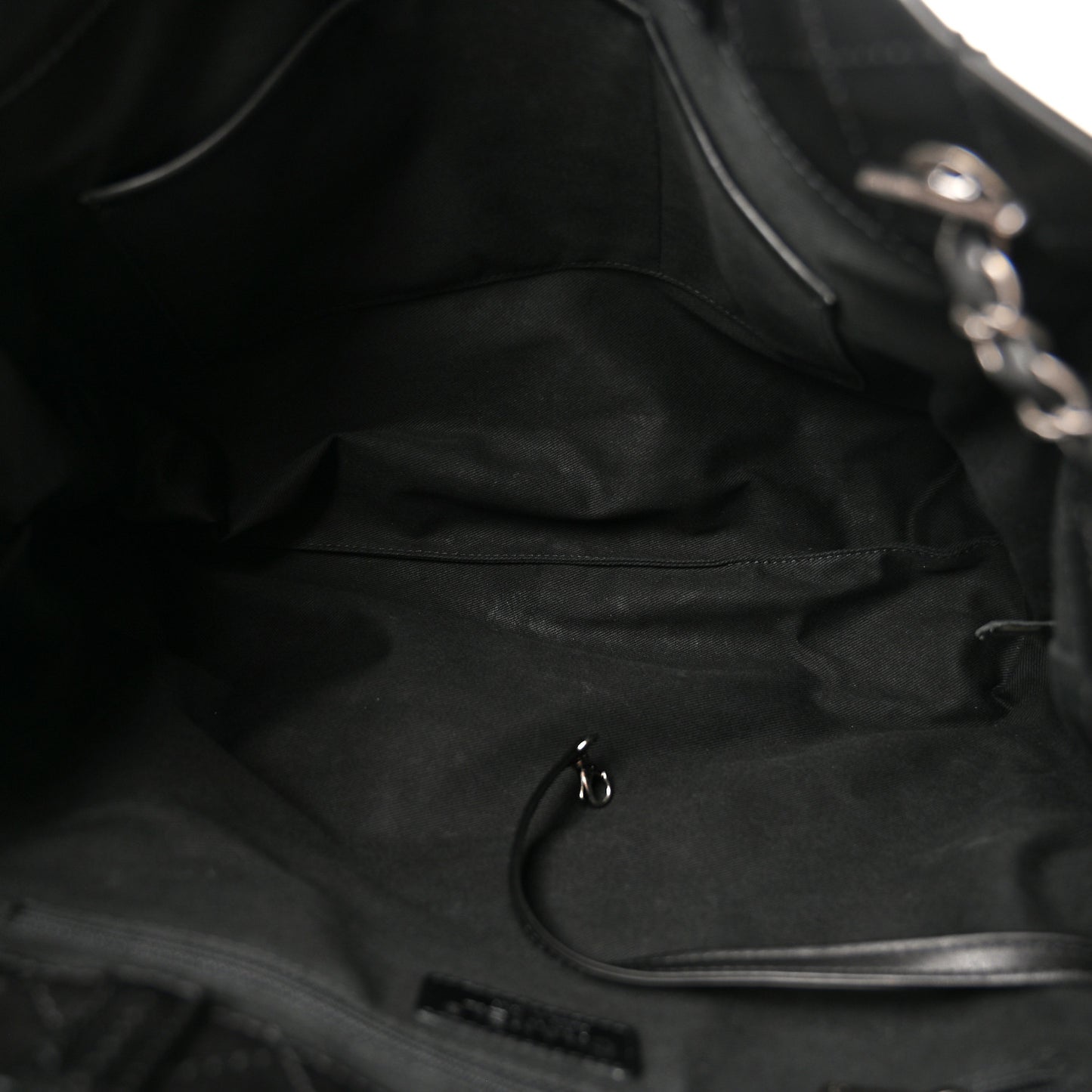 Calfskin CC Pocket Tote Black
