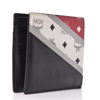 MCM Visetos Colorblock Bifold Wallet Black 3 of 7