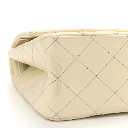Chanel Aged Calfskin Quilted 2.55 Reissue 226 Flap Ivory 9 of 10