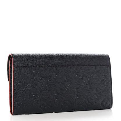 Louis Vuitton Empreinte Sarah Wallet NM Marine Rouge 3 of 11