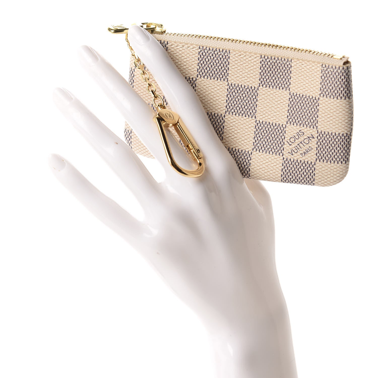 Louis Vuitton Damier Azur Key Pouch 2 of 7