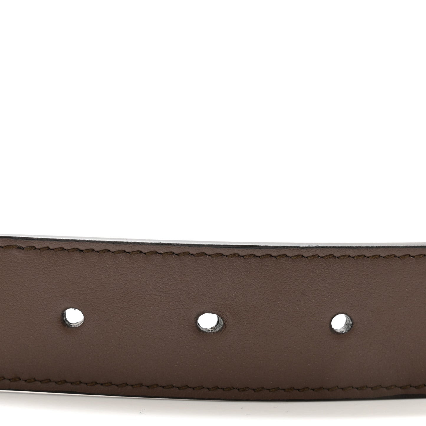 GG Supreme Monogram Matte Plutone Calfskin Double G 30mm Belt 85 34 Beige Ebony New Acero