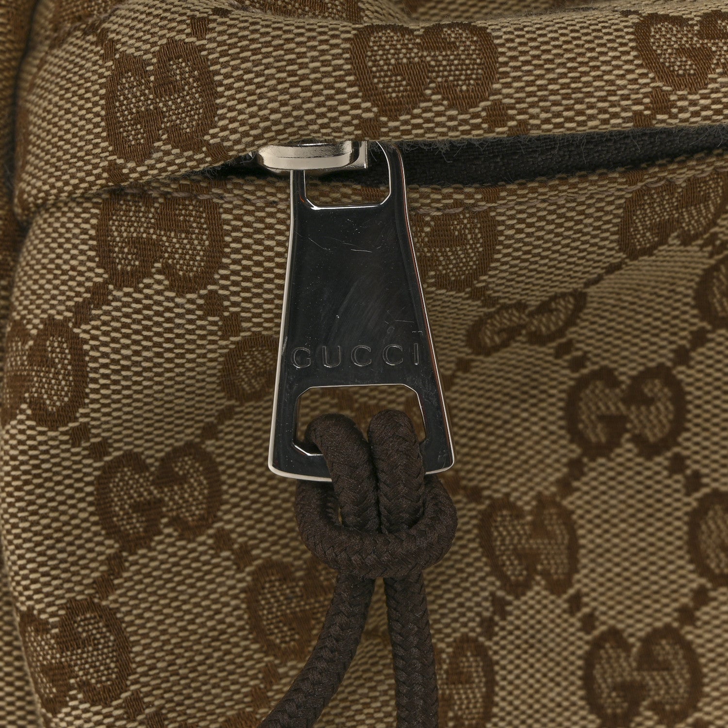 Gucci GG Monogram Medium Backpack Brown 11 of 13