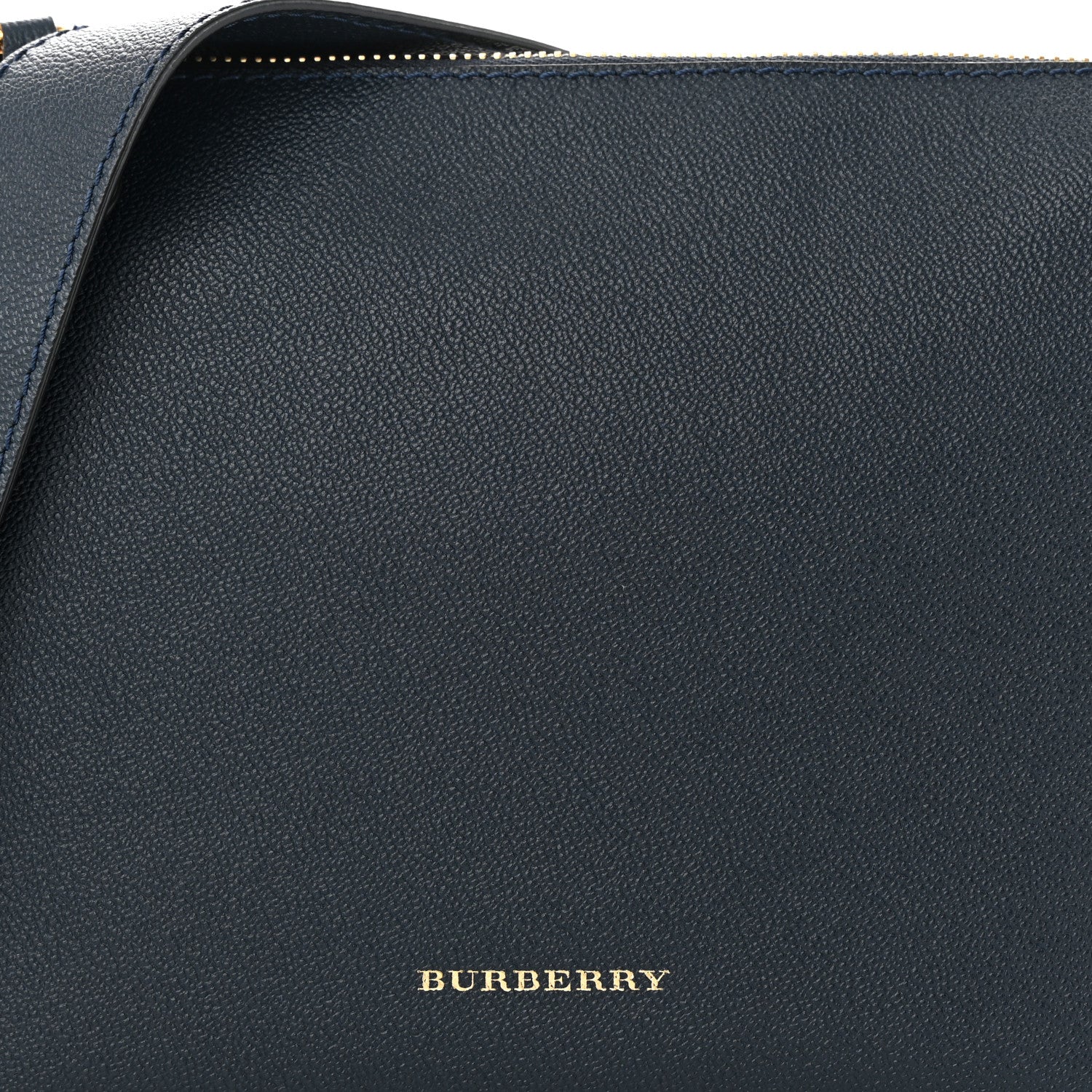 Burberry Soft Grain Calfskin House Check Small Helmsley Crossbody Blue Carbon 7 of 10