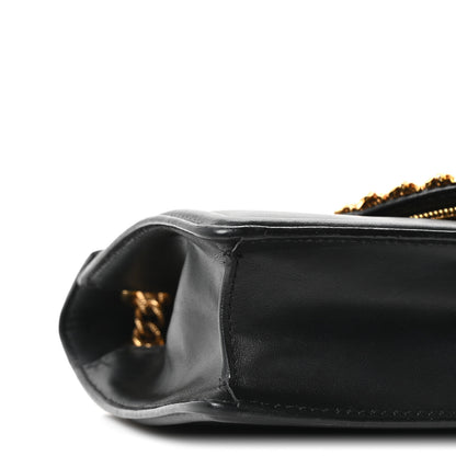 Dolce & Gabbana Smooth Calfskin Medium Devotion Crossbody Bag Black 8 of 9
