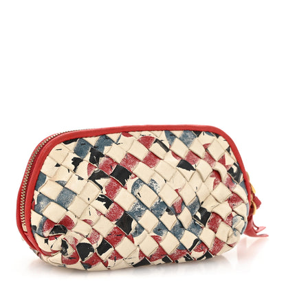Bottega Veneta Nappa Intrecciato Cosmetic Case Multicolor 3 of 10