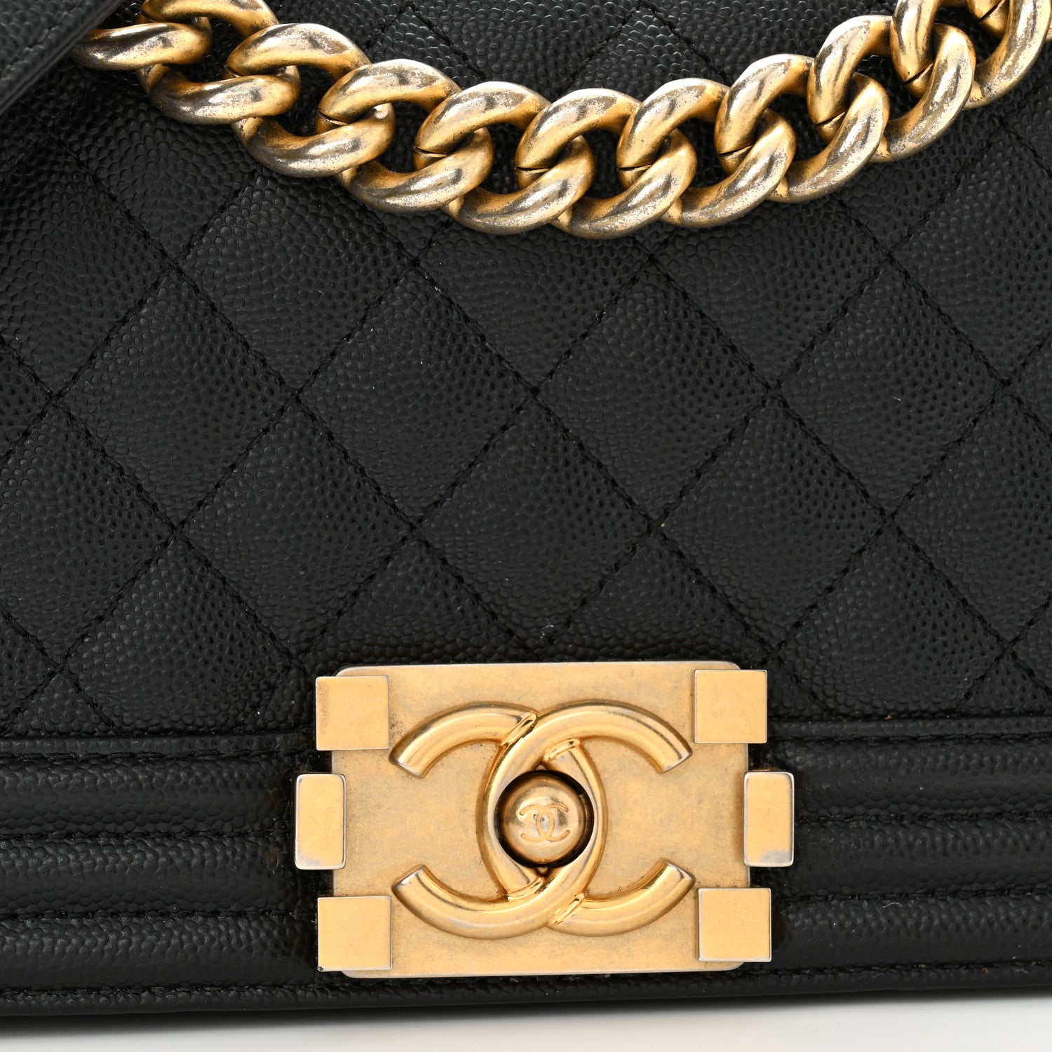 Chanel Caviar Quilted Small Boy Flap Black 8 of 13