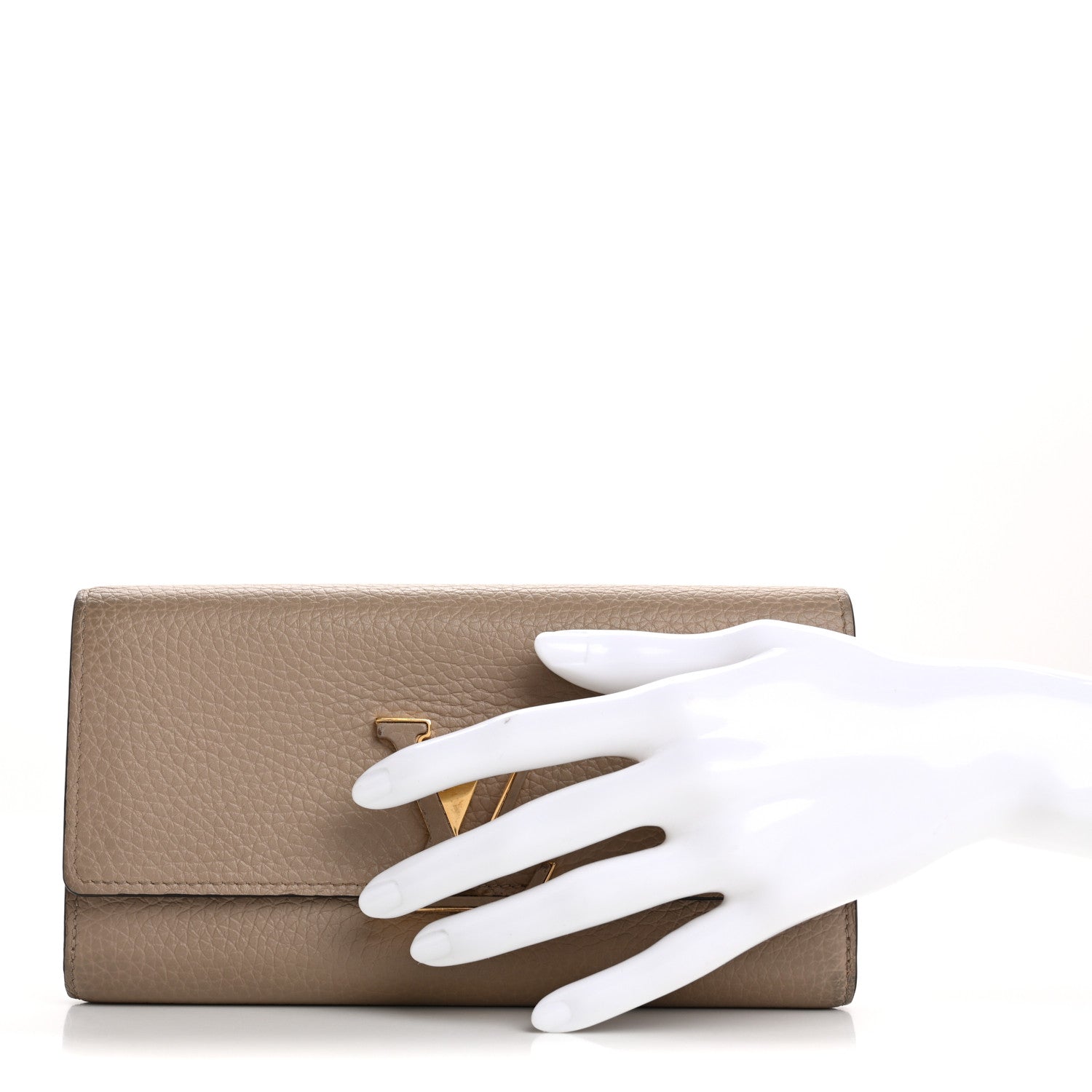 Louis Vuitton Taurillon Capucines Wallet Galet 2 of 16