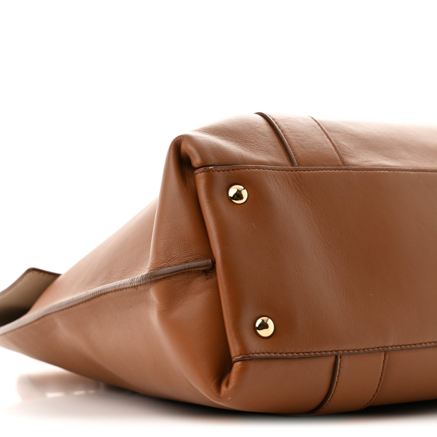 Calfskin Large Sookie Satchel Brown