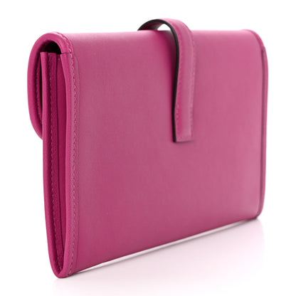Hermes Swift Jige Duo Clutch Rose Pourpre Indigo 4 of 8