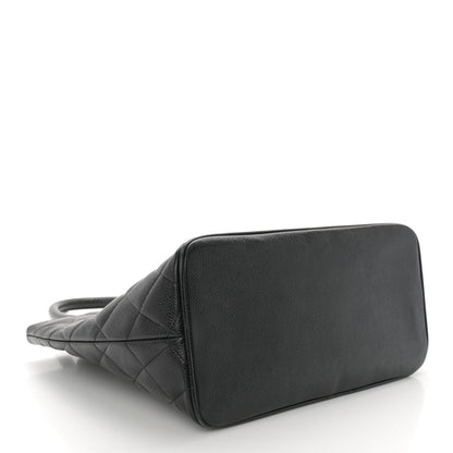 Chanel Caviar Quilted Medallion Tote Black 4 of 9