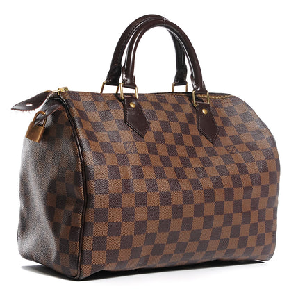 Louis Vuitton Damier Ebene Speedy 30 3 of 8