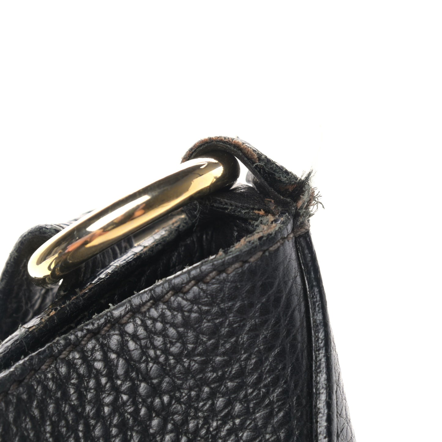 Vitello Daino Pushlock Hobo Black