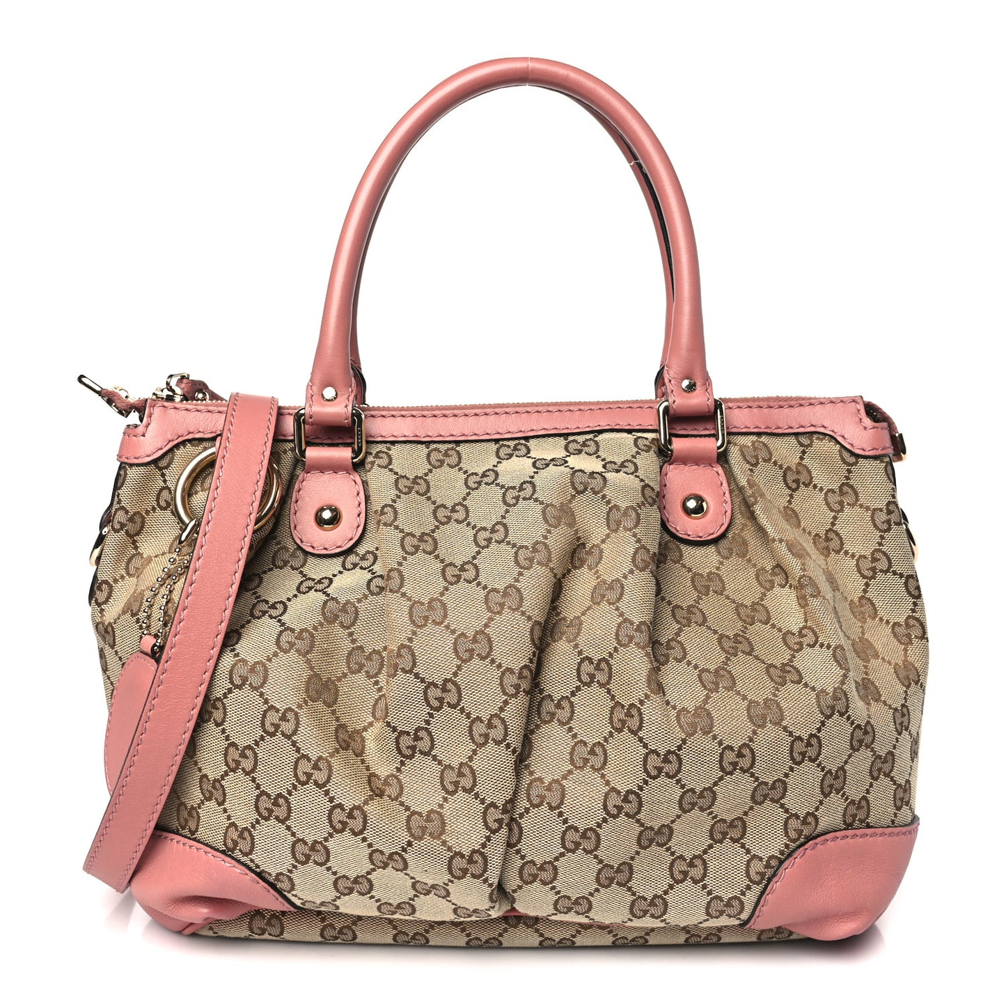 Monogram Medium Sukey Top Handle Peonia Flower