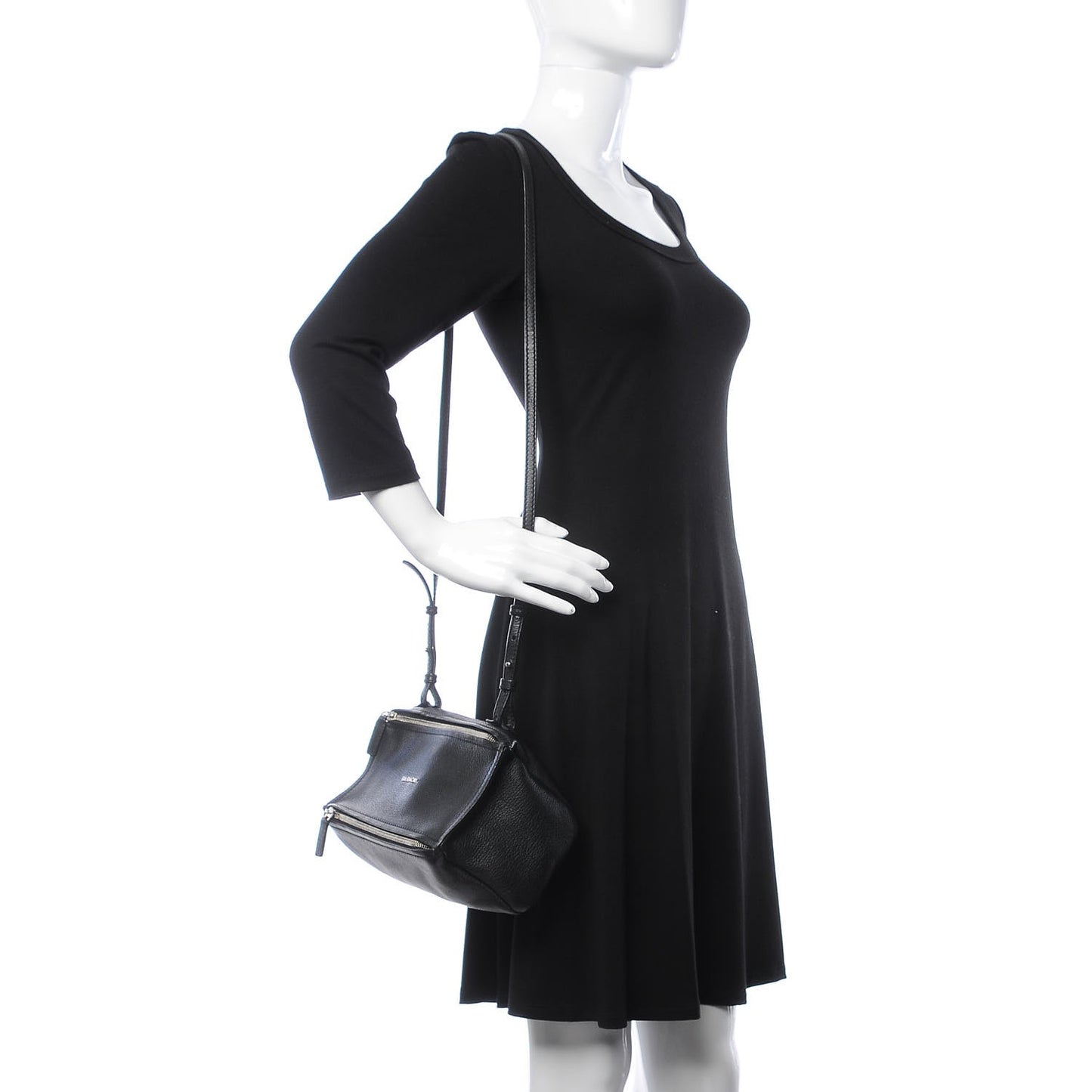 Sugar Goatskin Mini Pandora Black