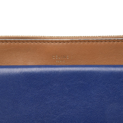 Celine Smooth Calfskin Medium Pocket Clutch On Chain Indigo 7 of 11