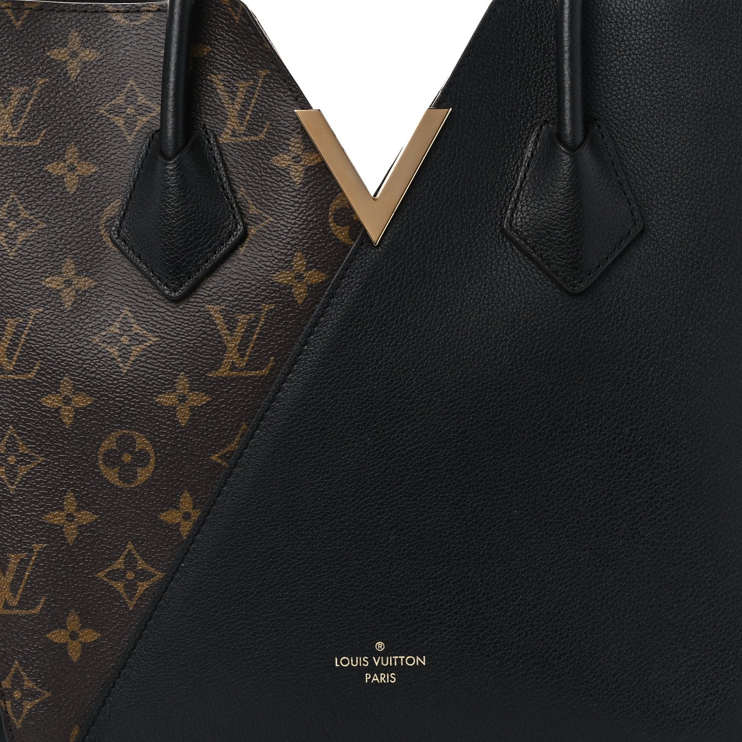 Calfskin Monogram Kimono Tote Black