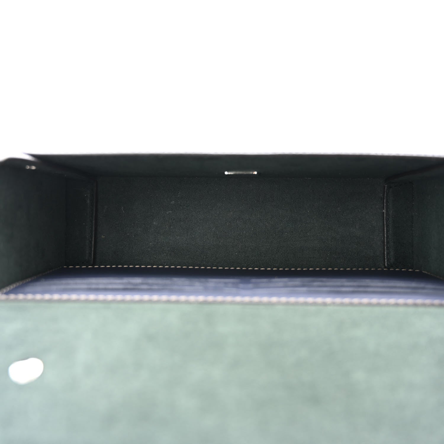 Fendi Vitello King FF Lines Embossed Baguette Soft Trunk Midnight 5 of 10