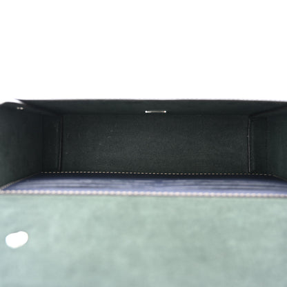 Fendi Vitello King FF Lines Embossed Baguette Soft Trunk Midnight 5 of 10