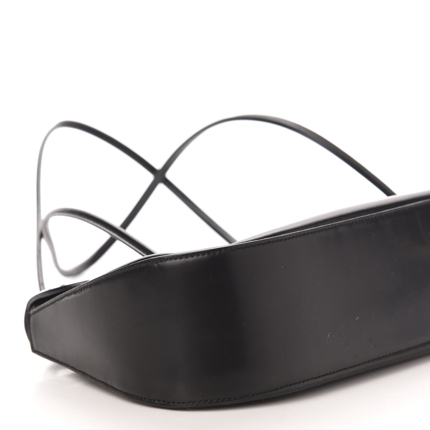 Spazzolato Chic Shoulder Bag Black