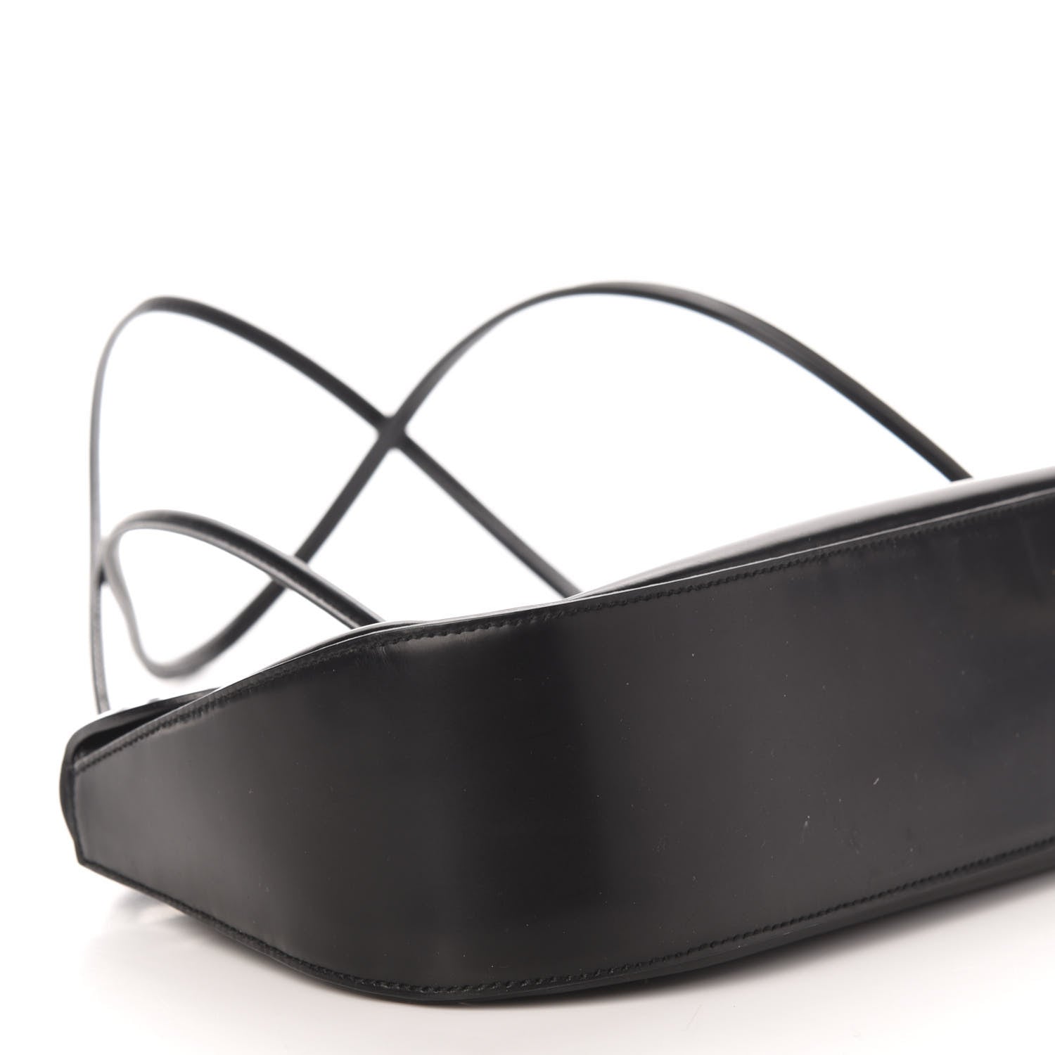 Prada Spazzolato Chic Shoulder Bag Black 9 of 13