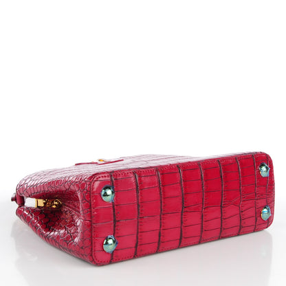 Louis Vuitton Crocodile Capucines BB Grenade 4 of 7