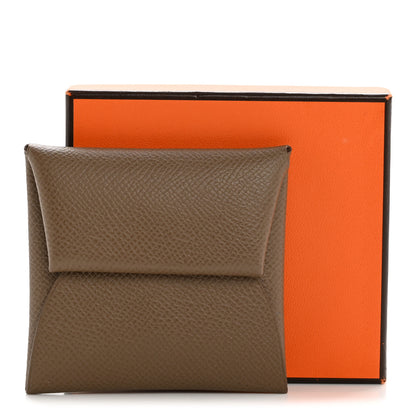 Hermes Epsom Bastia Coin Purse Etoupe 11 of 11