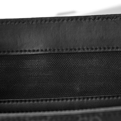 Gucci GG Supreme Monogram Web Flap Messenger Bag Black Grey 10 of 10