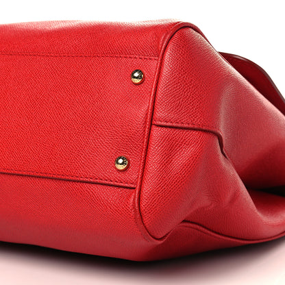 Dolce & Gabbana Dauphine Medium Miss Sicily Satchel Dark Red 8 of 8