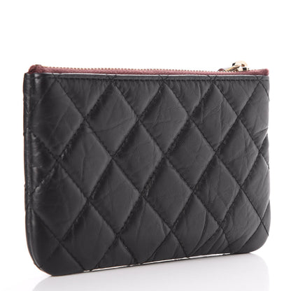 Chanel Aged Calfskin Quilted Small Reissue Cosmetic Case Black 3 of 8