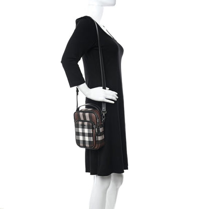 Burberry House Check Canvas Calfskin Wyatt Crossbody Dark Birch Brown 2 of 12