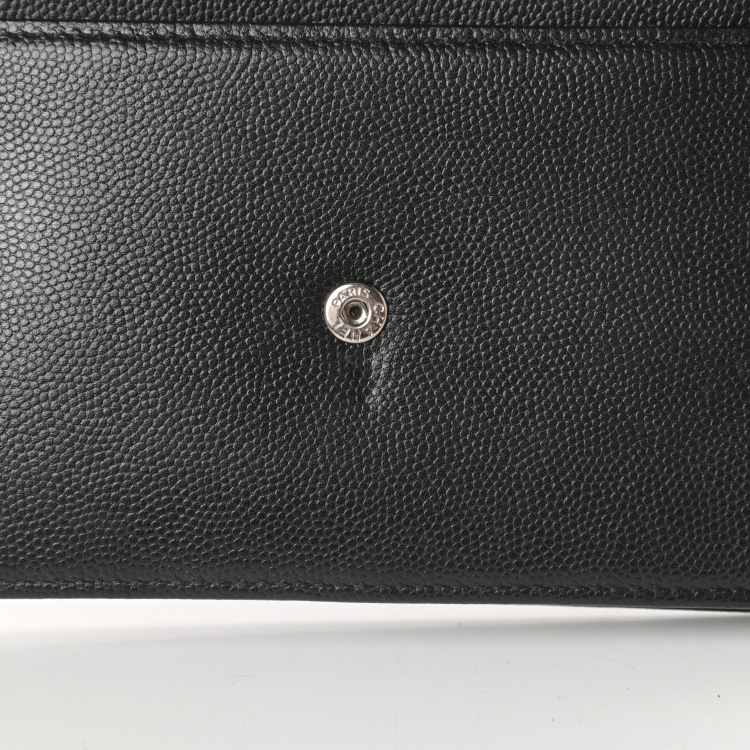 Chanel Caviar Sevruga Wallet On Chain WOC Black 13 of 14