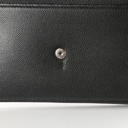 Chanel Caviar Sevruga Wallet On Chain WOC Black 13 of 14