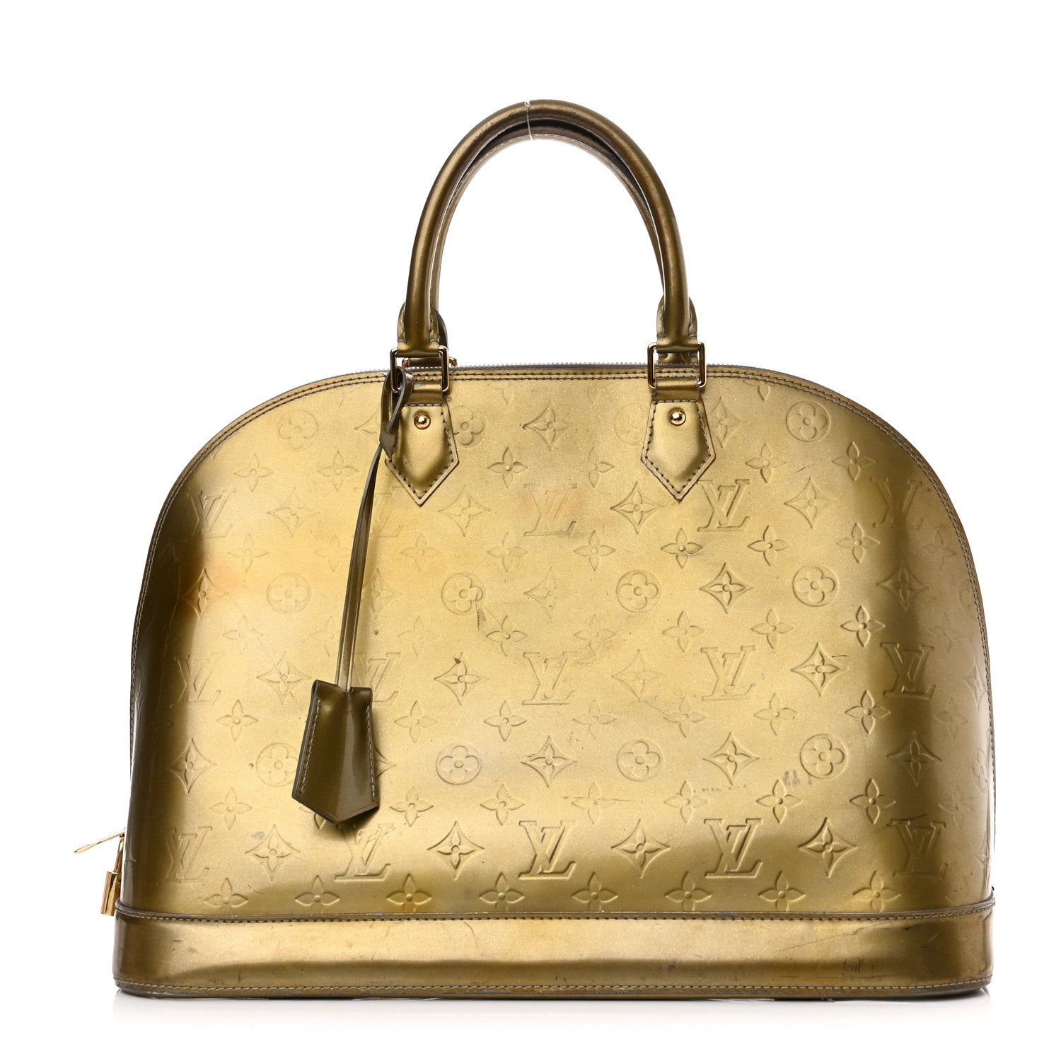Louis Vuitton Vernis Alma GM Givre 1 of 17
