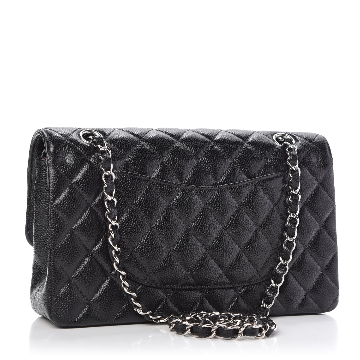 Chanel Caviar Quilted Medium Double Flap Black 3 of 10