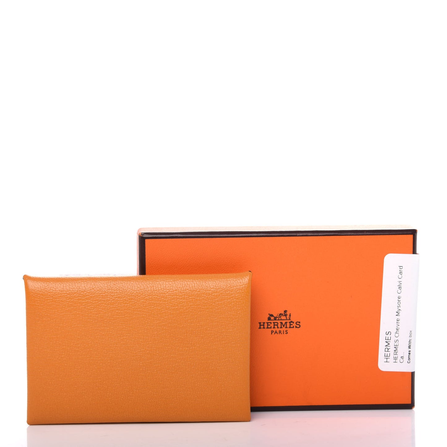 Chevre Mysore Calvi Card Case Moutarde