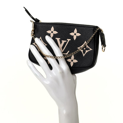 Louis Vuitton Empreinte Monogram Giant Mini Pochette Accessories Black 2 of 7