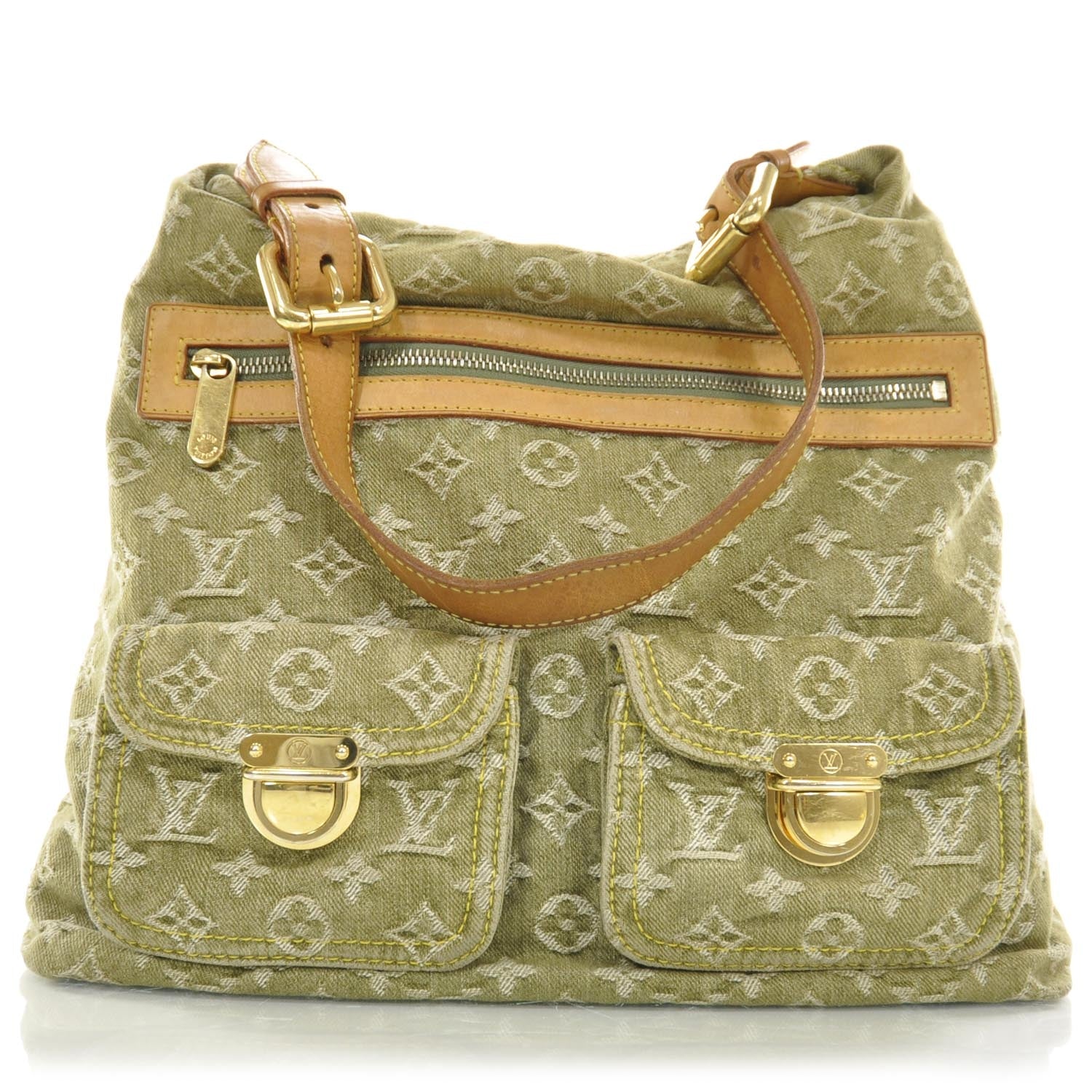 Louis Vuitton Denim Baggy GM Lichen 1 of 8