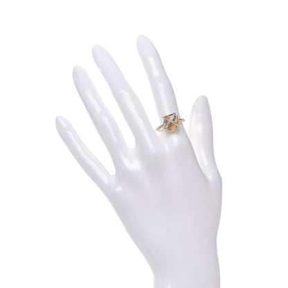 David Yurman 18K Yellow Gold Champagne Citrine Diamond 10mm Cable Wrap Ring 52 6 2 of 4