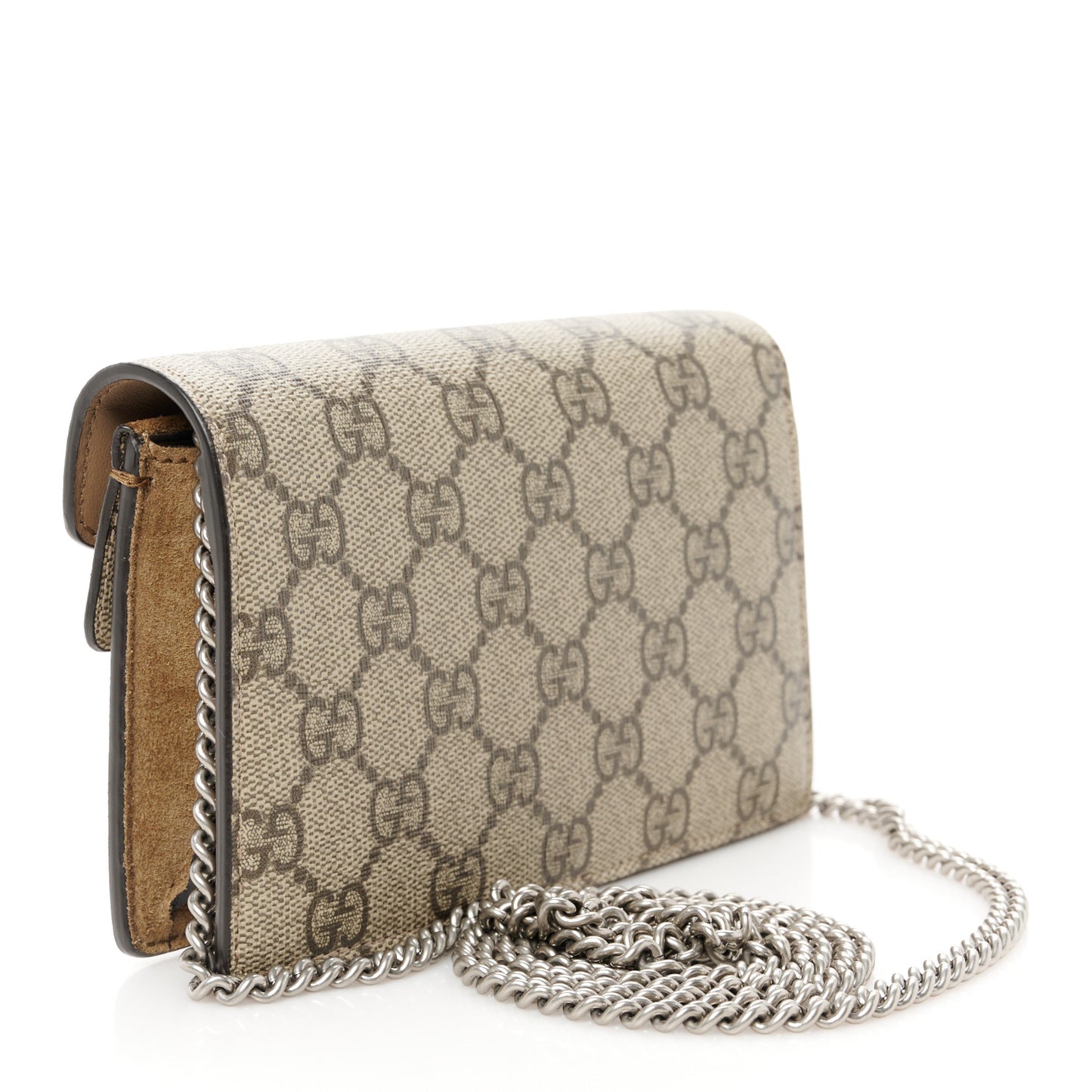 GG Supreme Monogram Super Mini Dionysus Shoulder Bag Taupe