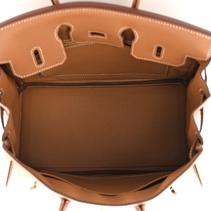 Hermes Togo Birkin 25 Gold 5 of 10