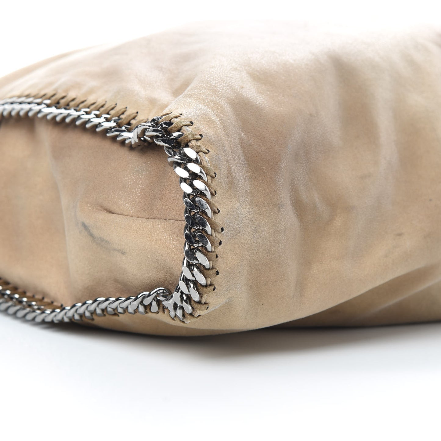 Shaggy Deer Big Falabella Tote Beige