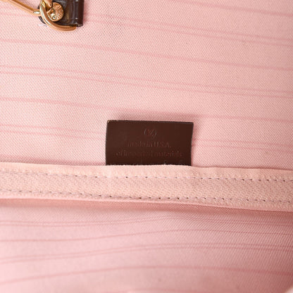Louis Vuitton Damier Ebene Neo Neverfull MM Rose Ballerine 7 of 9