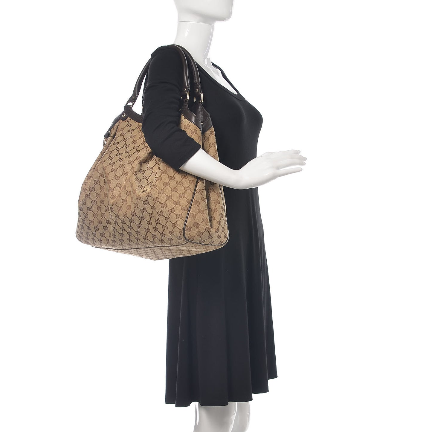 Monogram Large Sukey Tote Dark Brown