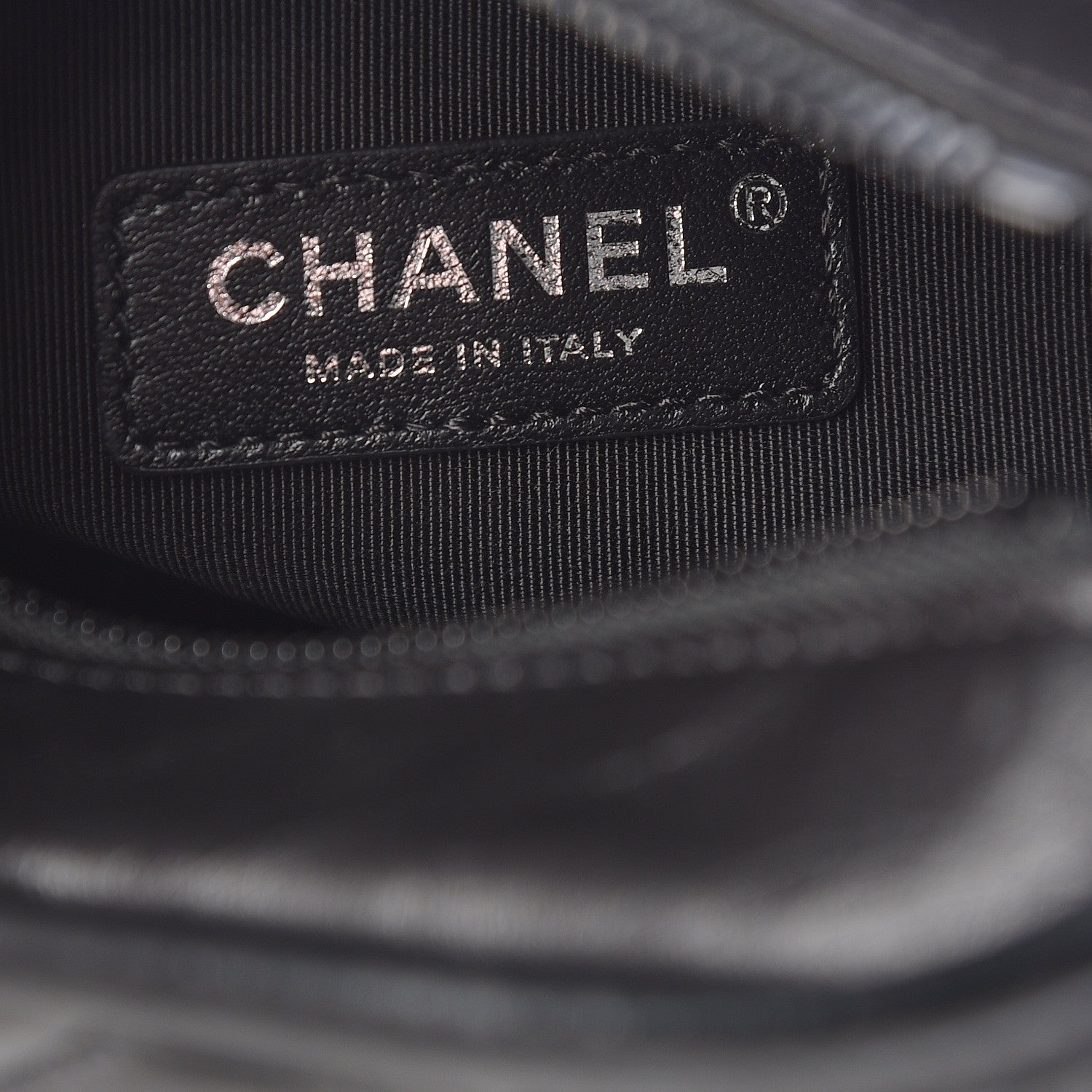 Chanel Aged Calfskin Chevron Quilted Small Gabrielle Hobo So Black 10 of 12