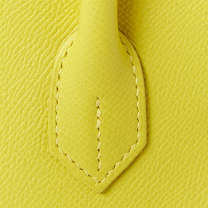 Hermes Epsom Birkin 30 Lime 12 of 32