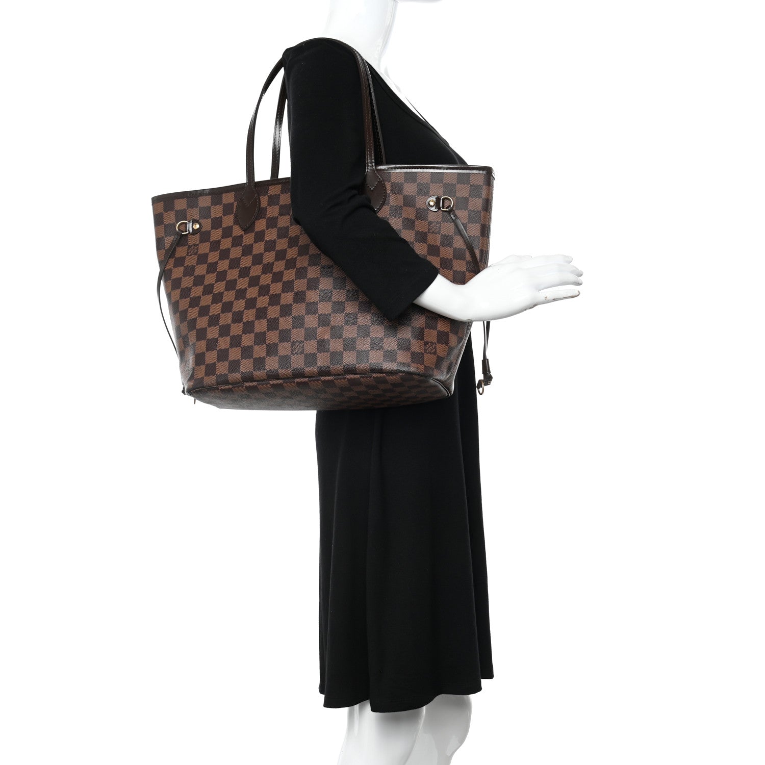 Louis Vuitton Damier Ebene Neo Neverfull MM 2 of 12