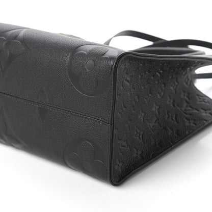 Louis Vuitton Empreinte Monogram Giant Onthego MM Black 7 of 9